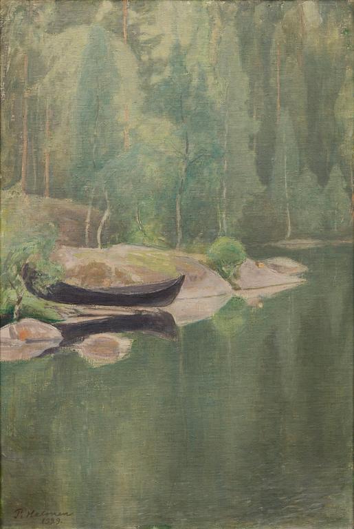 PEKKA HALONEN, oil on canvas, signed and dated 1929.