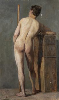 Fanny Hjelm, Standing Male Nude.