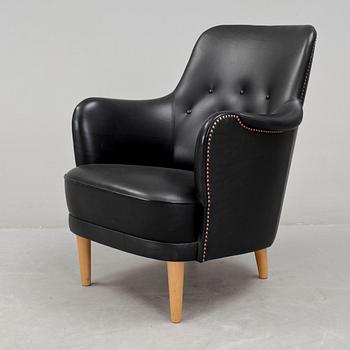 FÅTÖLJ, "Samsas", Carl Malmsten, AB OH Sjögren, 2000-tal.