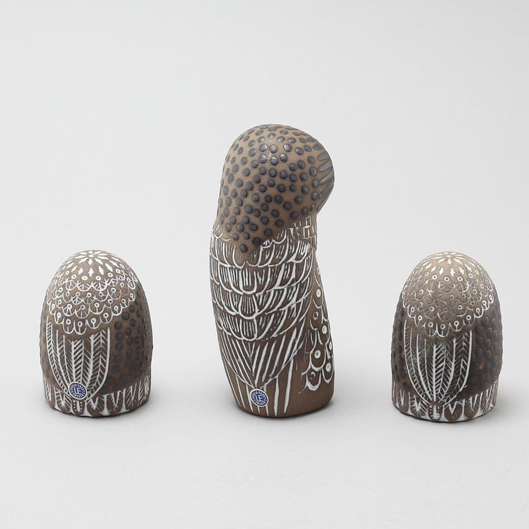 MARI SIMMULSON, 3 st, figuriner, lergods, Upsala-Ekeby,
