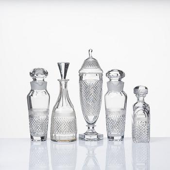 Elis Bergh, a 129 pcs 'Kent' glass service, Kosta, Sweden.