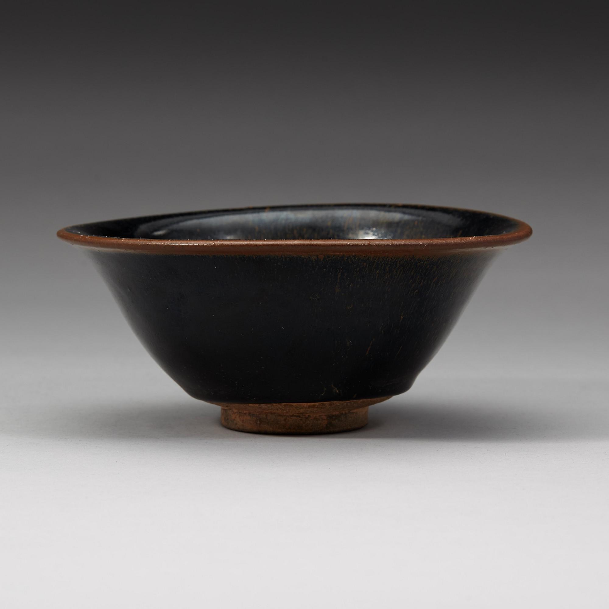 A Temmoku bowl, Song dynasty (906-1279).