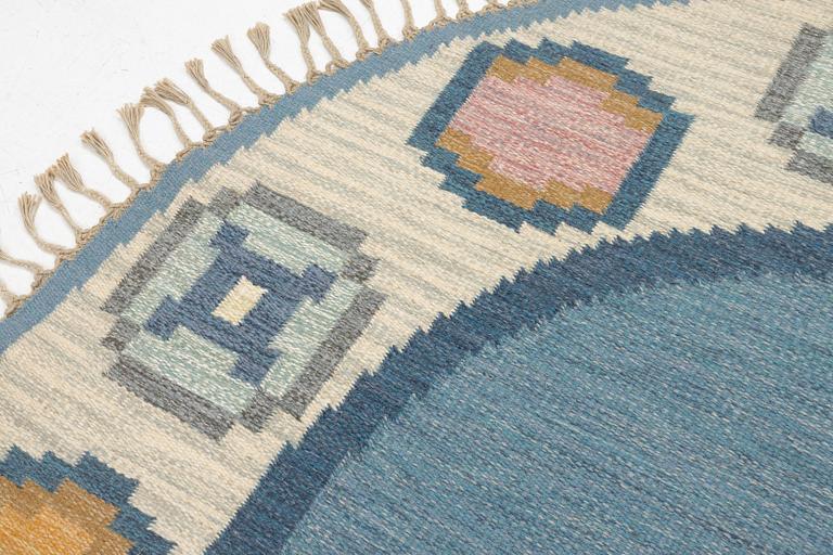 Ingegerd Silow, a rug, 'Torvalla', flat weave, diameter c 206 cm.