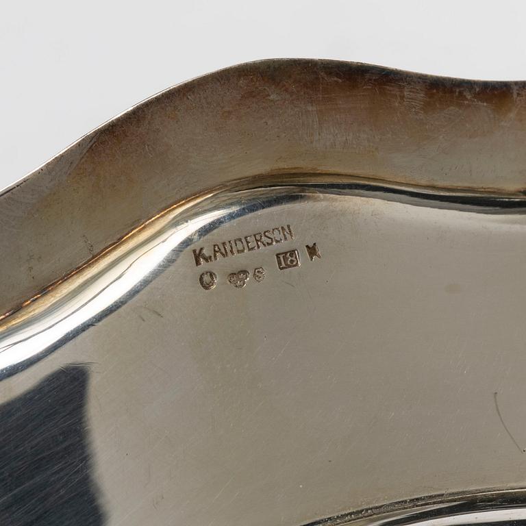 Dishes, 6 pcs, silver, Sweden, first half of the 20th century.