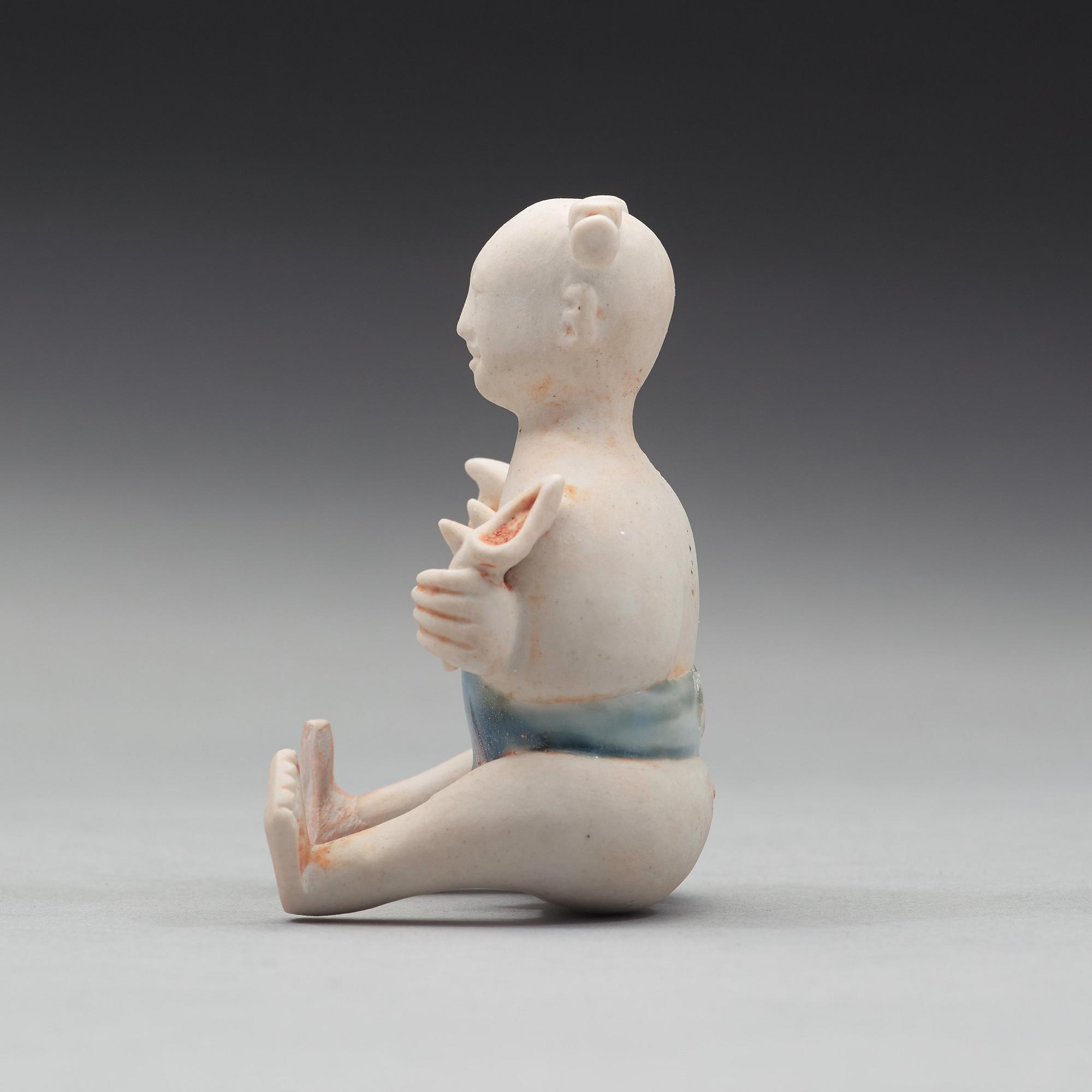 FIGURIN, biskviporslin, Qing dynastin, Qianlong (1736-95).