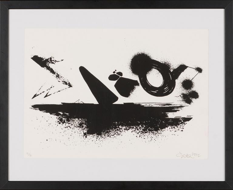 EGS, silkscreen, signed and dated 2012, numbered 11/16.