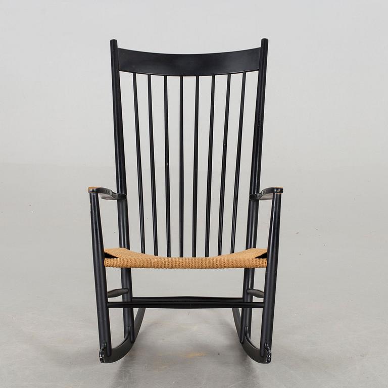 A HANS J WEGNER ROCKING CHAIR "J-16".