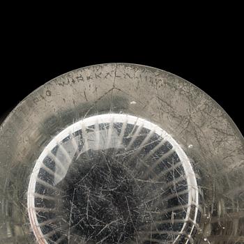 TAPIO WIRKKALA Glas Vase, singed Tapio Wirkkala Iittala.