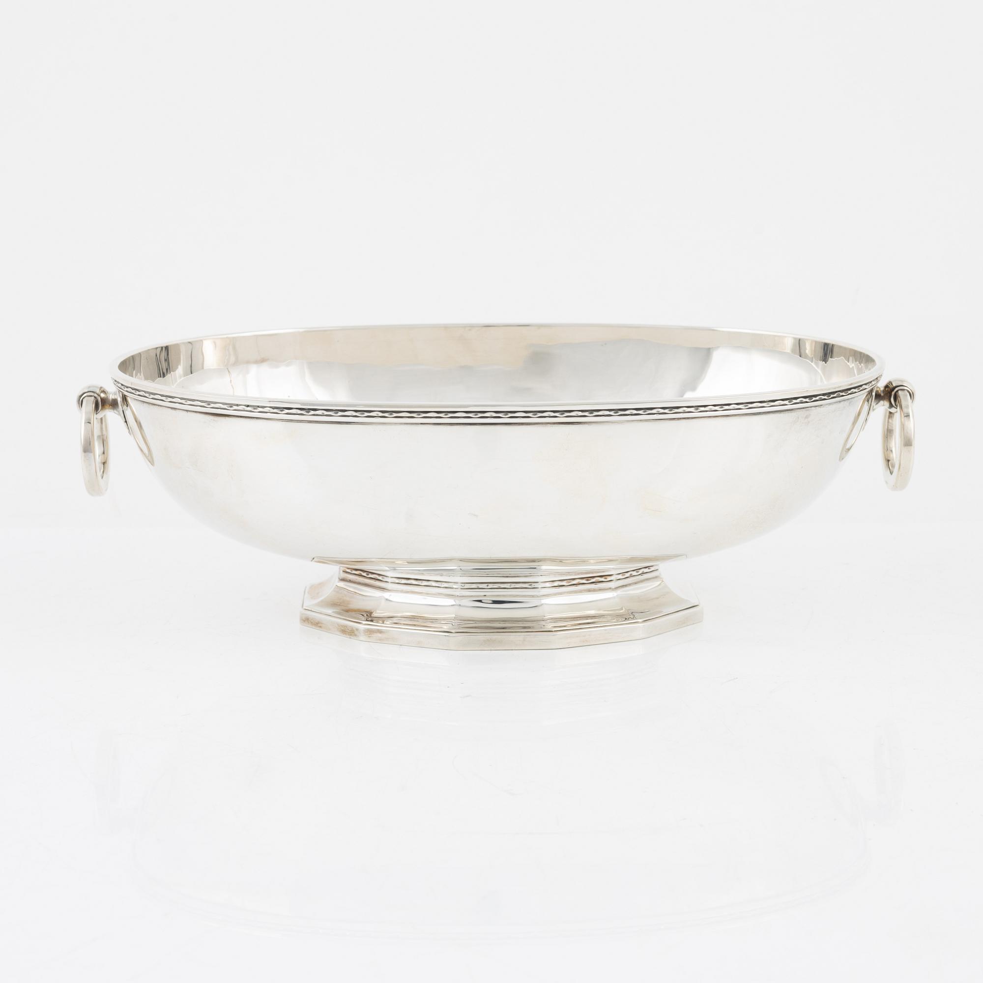 CF Carlman, skål, sterlingsilver, Stockholm, 1949.