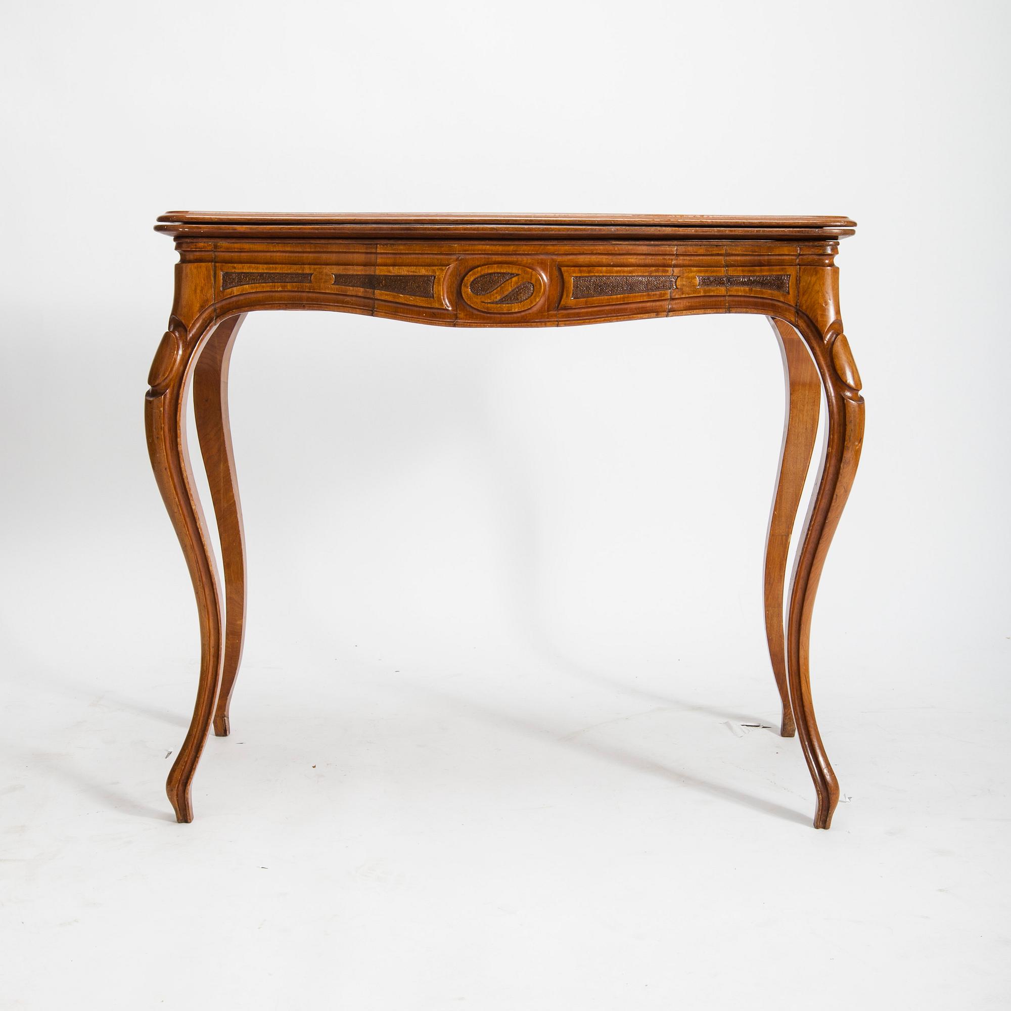 SPELBORD, rokokostil, 1800-talets slut.