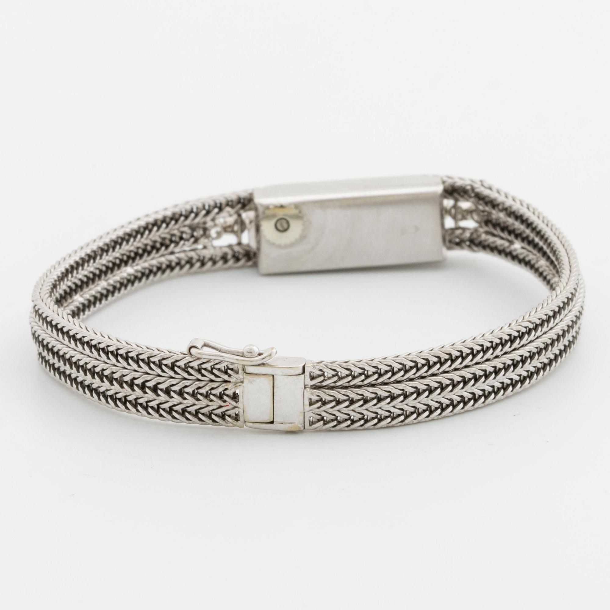 BLANCPAIN ARMBANDSUR 18K vitguld, 16 x 8 mm, 6 briljanter ca 0.20 ct, UTI.
