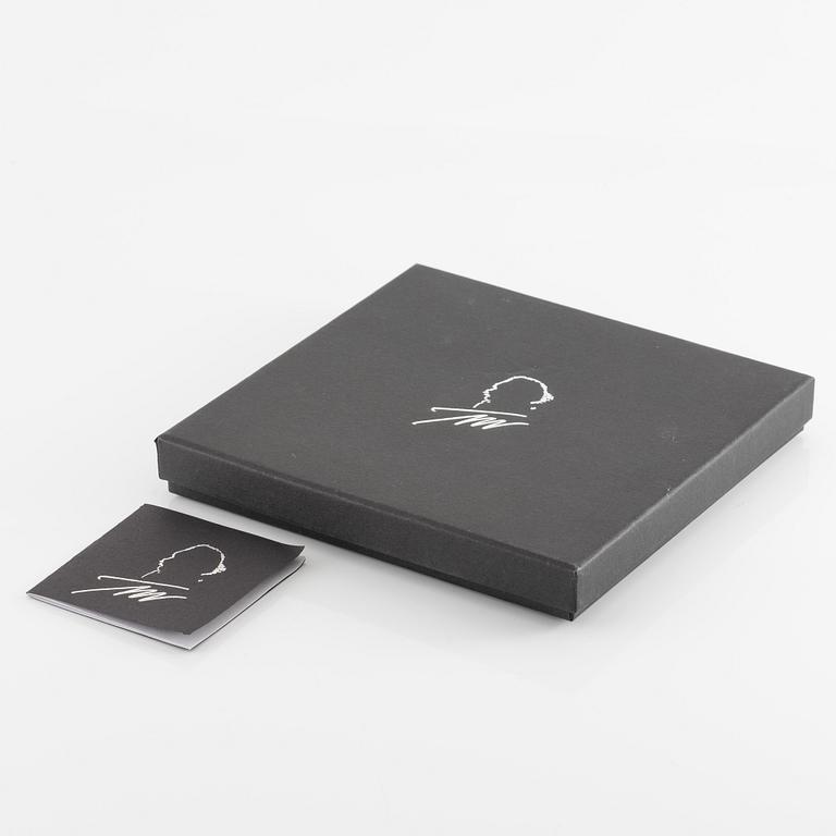 Tapio Wirkkala, pendant with chain "Moon Slice", sterling silver, for Kultakeskus.