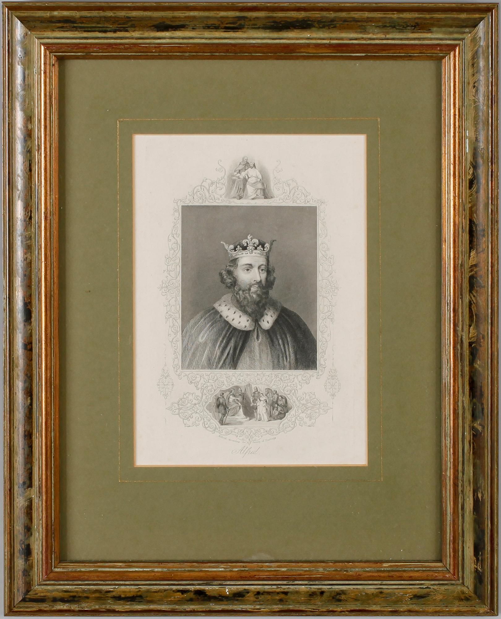 TAVELSVIT, 6 del, England, 1800-/1900-tal.