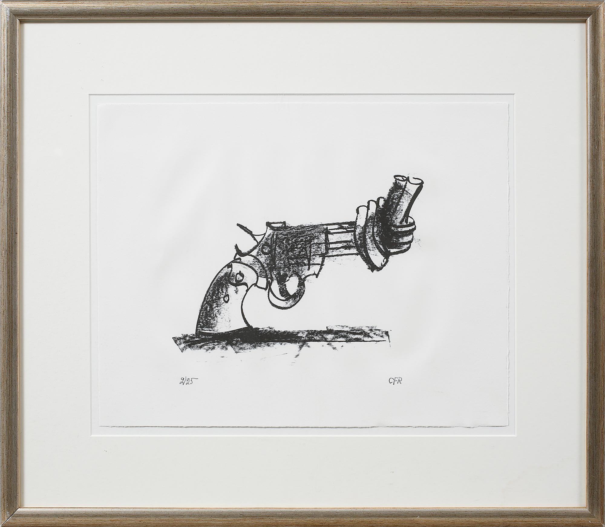 CARL FREDRIK REUTERSWÄRD, litografi, monogramsignerad och numrerad 2/25.