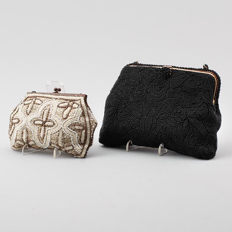 AFTONVÄSKOR, 2 st, Frankrike, 1900-talets första hälft.