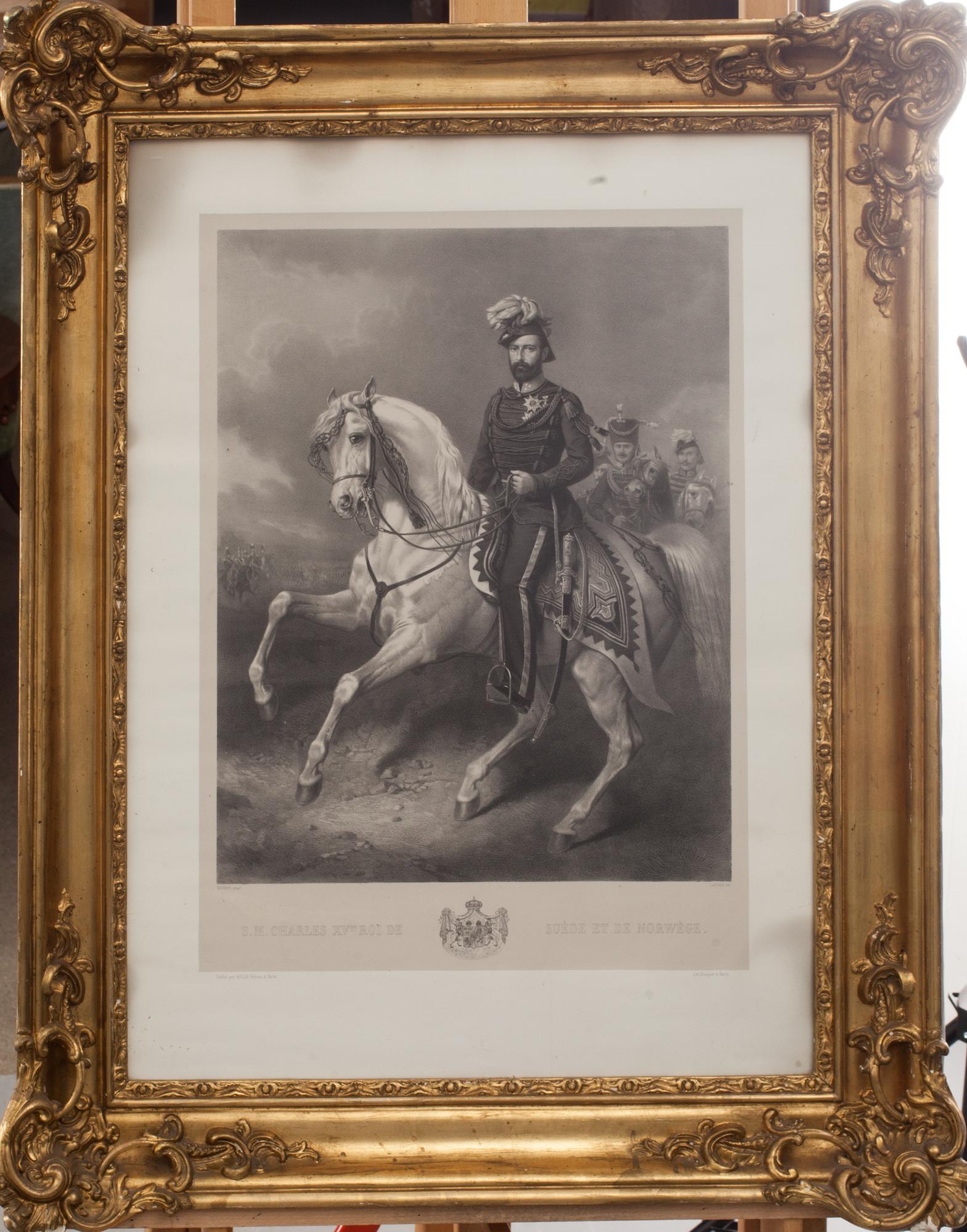 LITOGRAFI, efter Carl Kiörboe, 1800-tal.
