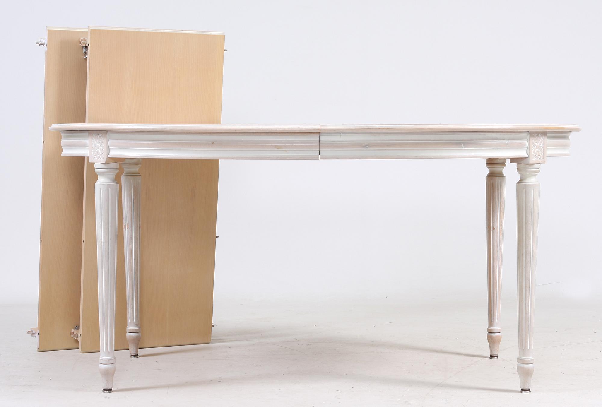 MATGRUPP, 8 delar, gustaviansk stil.