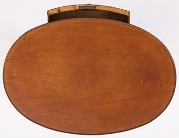 A late Gustavian mahogany table attributed to J. M. Beurling (master 1777-1803).