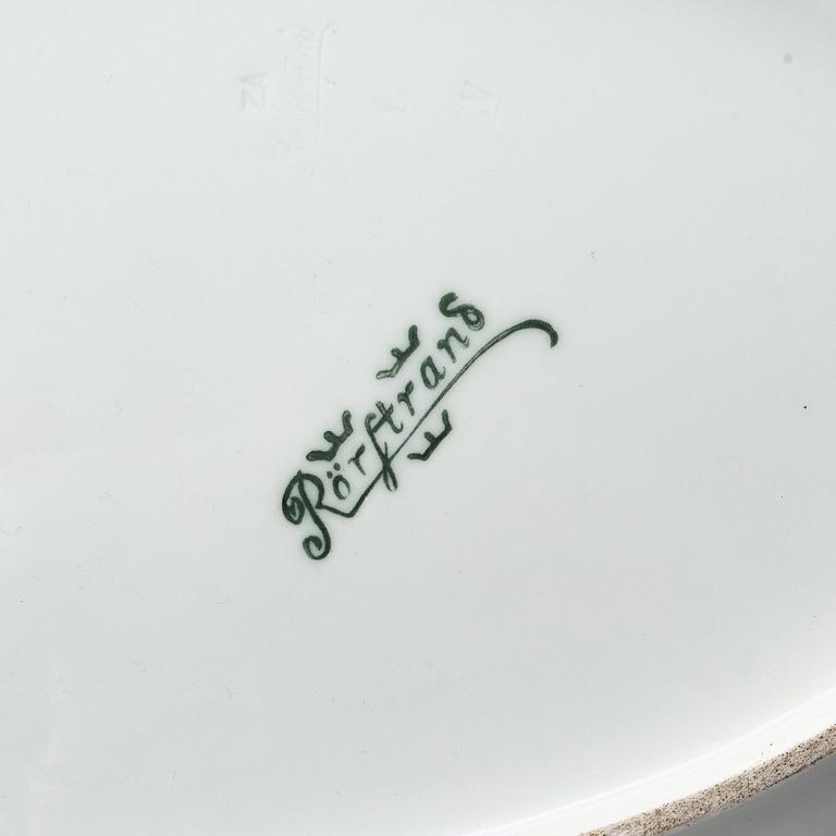 Alf Wallander, servisdelar, "Liljor/ Iris" 40 delar, porslin, Rörstrand, jugend.