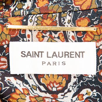 YVES SAINT LAURENT Floral Midi Dress in size 40(FR).