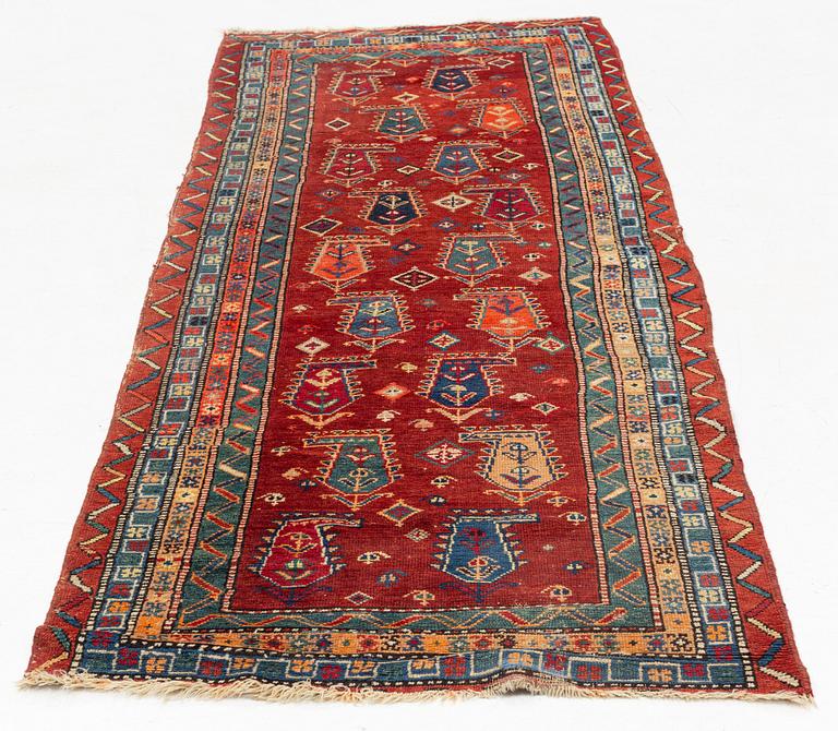A Runner, semi-antique/antique, Meshkin/Azerbaijan, c. 279 x 102 cm.
