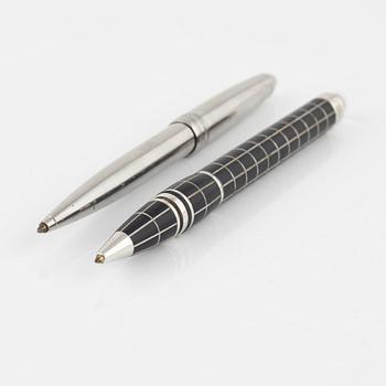 Mont Blanc, two ballpoint pens.
