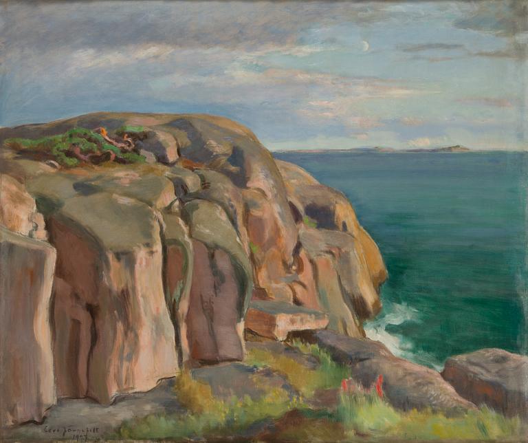 Eero Järnefelt, Cliffs on the Harakka island in Helsinki.