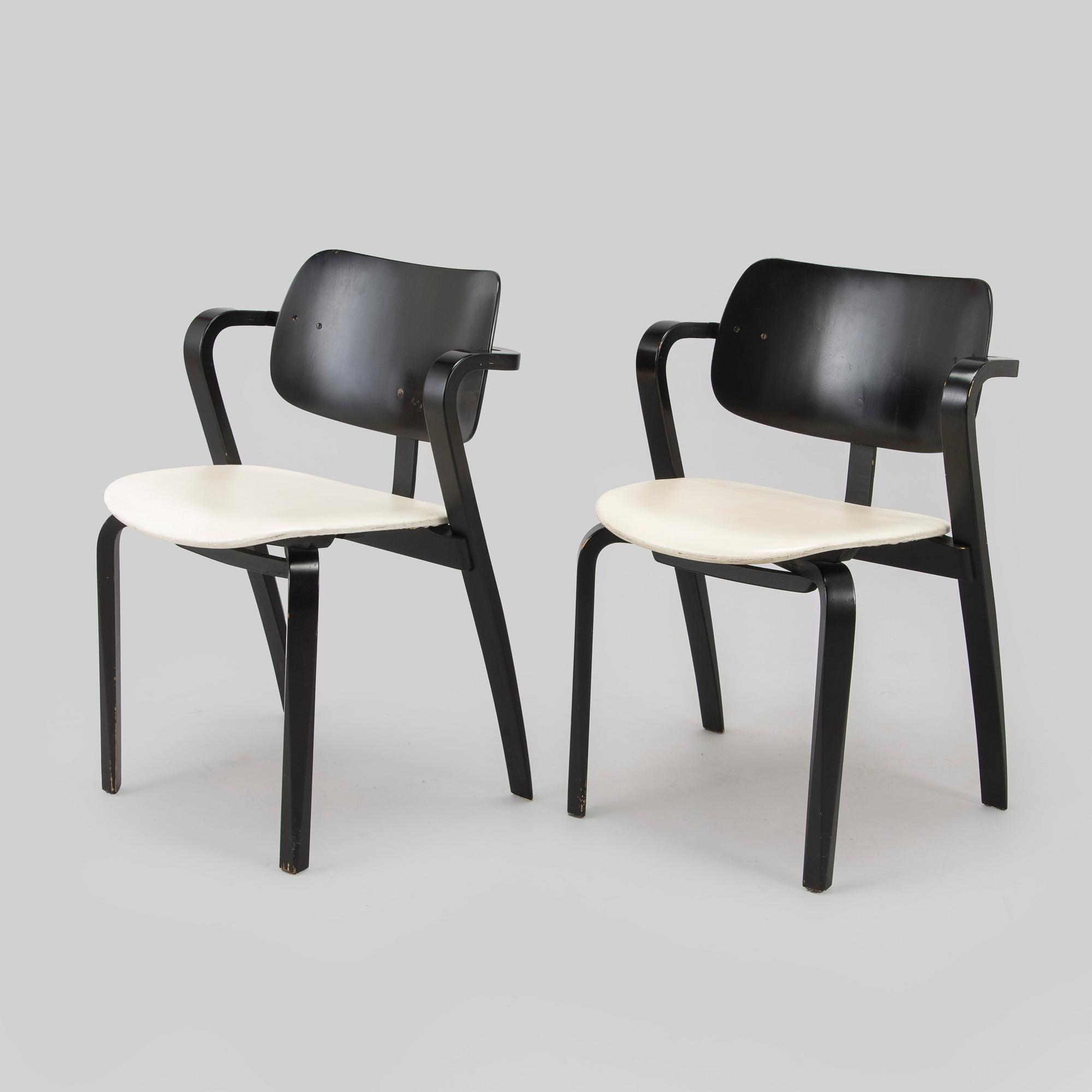 Ilmari Tapiovaara, karmstolar, 4 st, "Aslak", Asko 1960-tal.