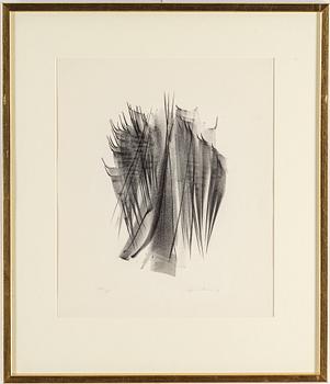 HANS HARTUNG, a lithograph, singned in pencil and numbered 24/35.