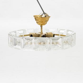 Carl Fagerlund, a ceiling light, Orrefors, 1960's/70's.