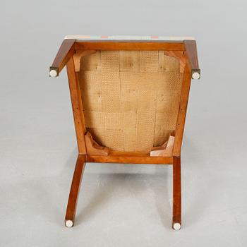 A sofa, six chairs and one table in Swedish Karl-Johan style, made in the first half of the 20th century.