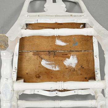STOLAR, 4 st, allmoge, barock, 1700-tal.