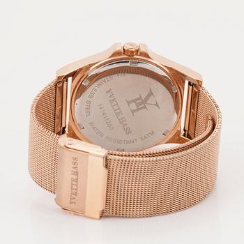YVETTE HASS, Mesh Rosé, armbandsur, 36 mm,