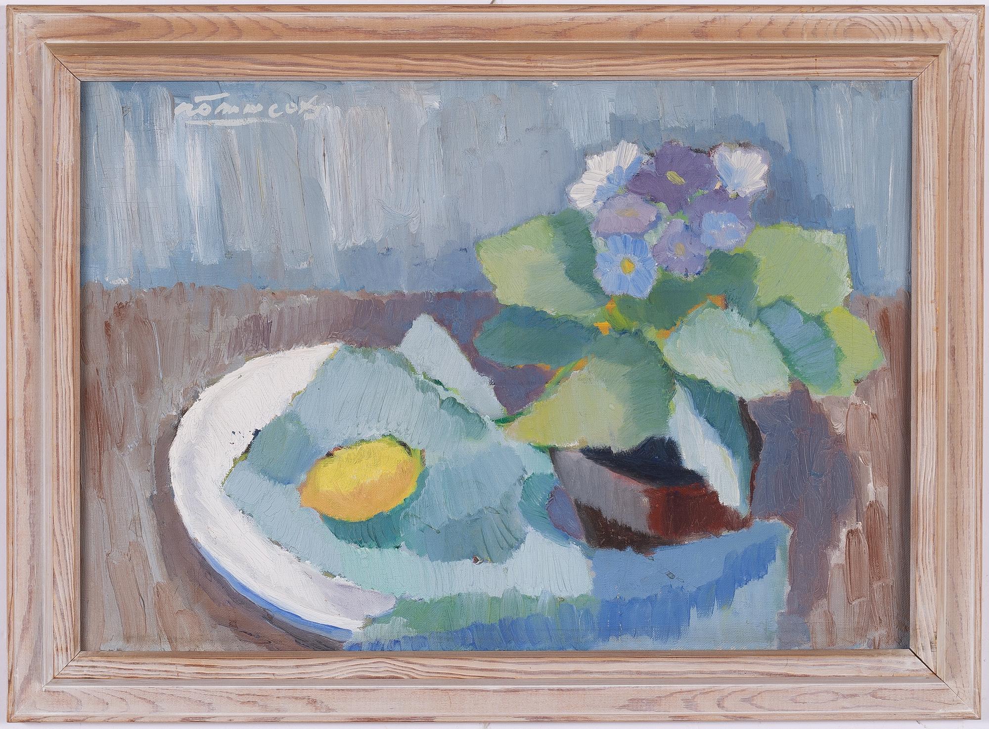 Lembit Nömmeots, Stilleben med blommor.