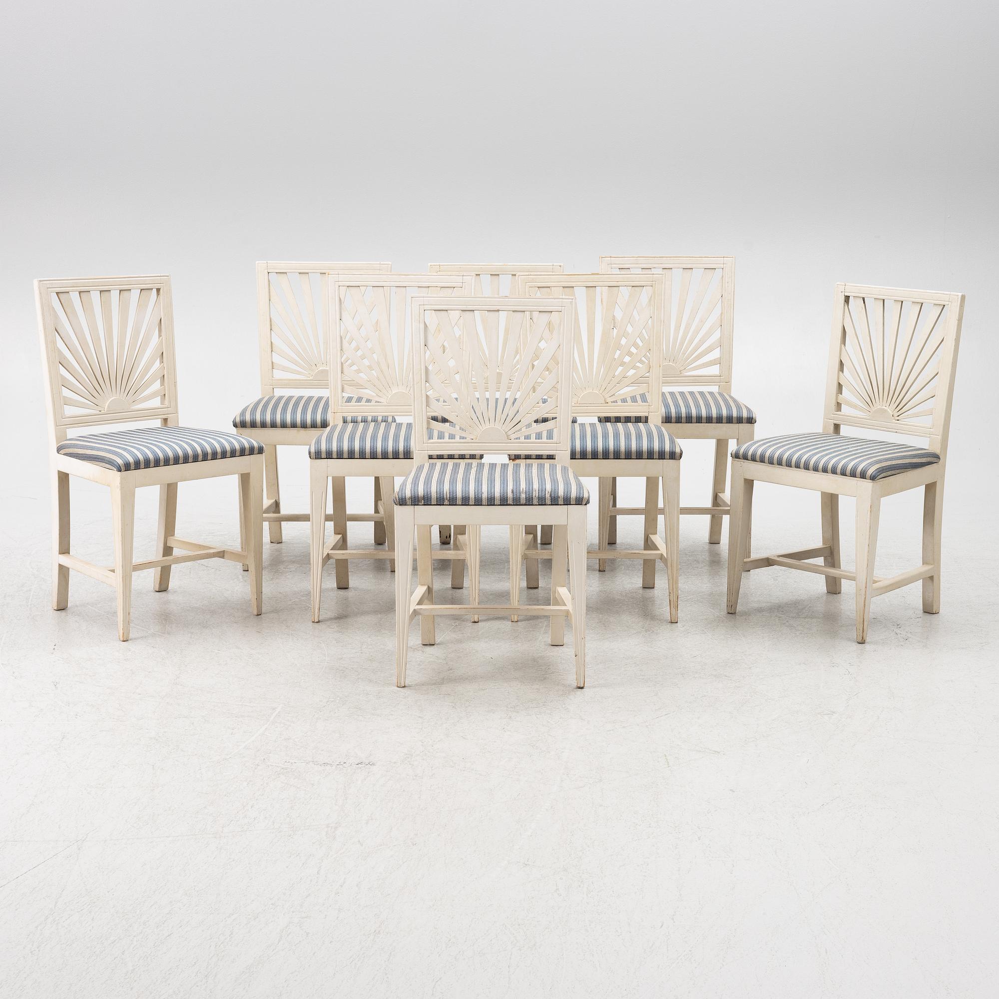 Stolar, 8 st snarlika, 1800-1900.