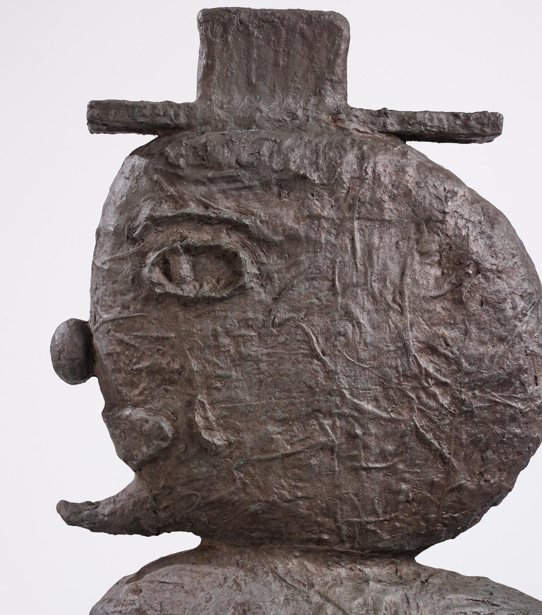 Donald Baechler, ”Man with Hat”.