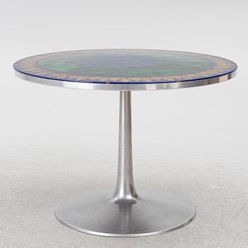 Poul Cadovius, Susanne Fjeldsoe Mygge and Björn Wiinblad, a "Mygge" dining table, Cado, France & Søn, Denmark, 1970/80.