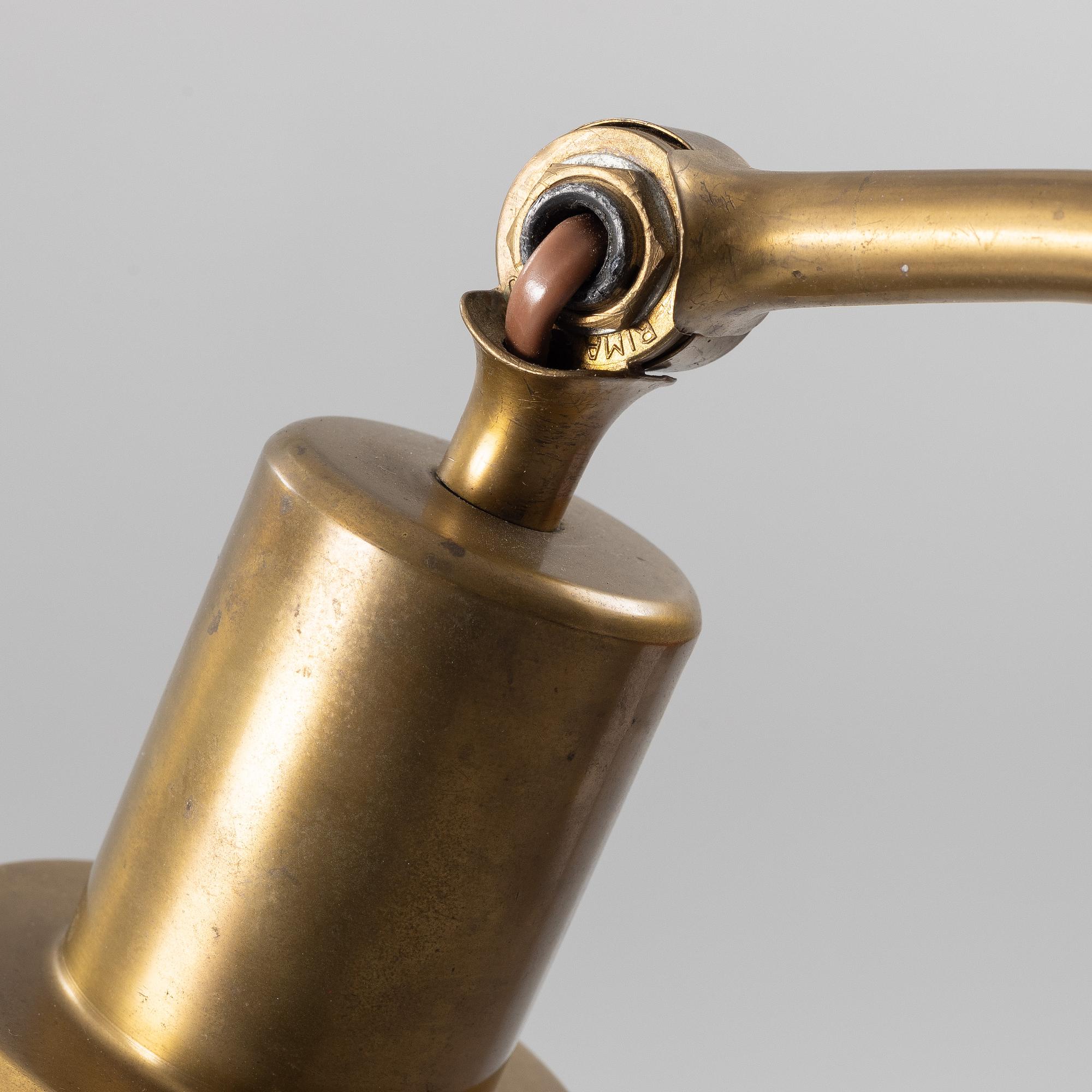 Harald Notini, a floor lamp model "15230", Arvid Böhlmarks Lampfabrik, Stockholm, 1940s.