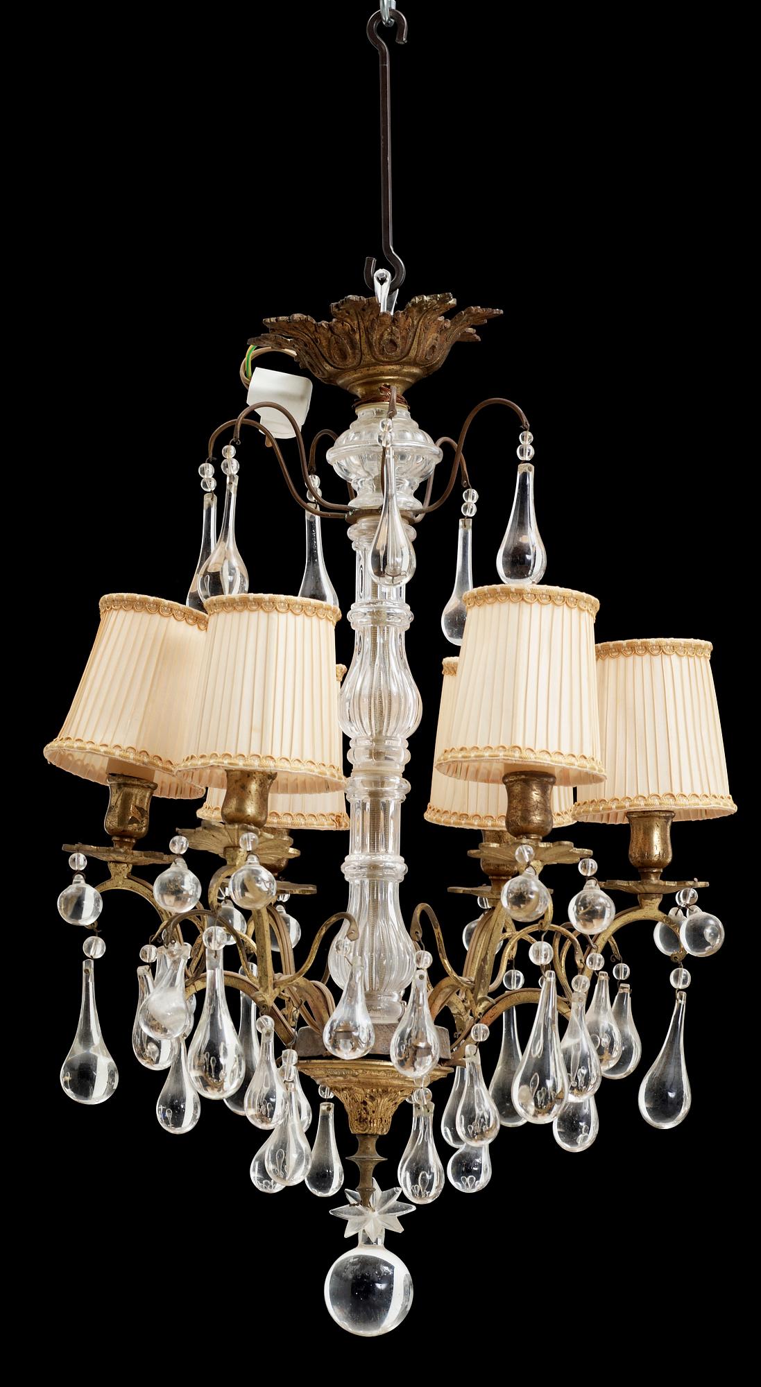 LJUSKRONA, sekelskiftet 1800/1900. Höjd ca 58 cm.