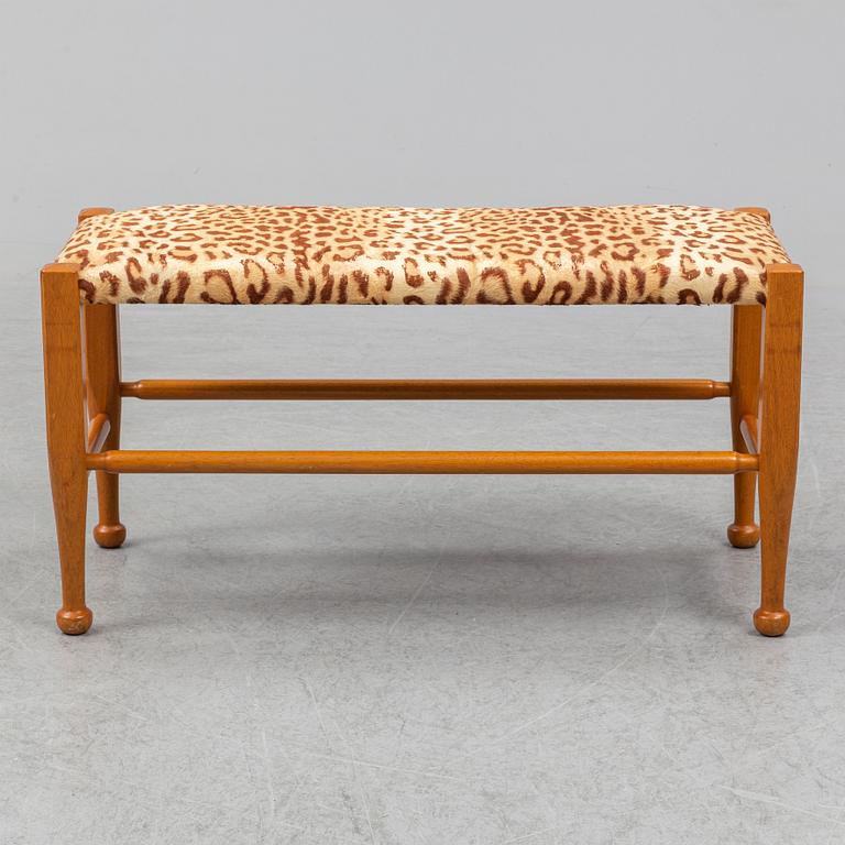 A mahogany bench by Josef Frank for Firma Svenskt Tenn.