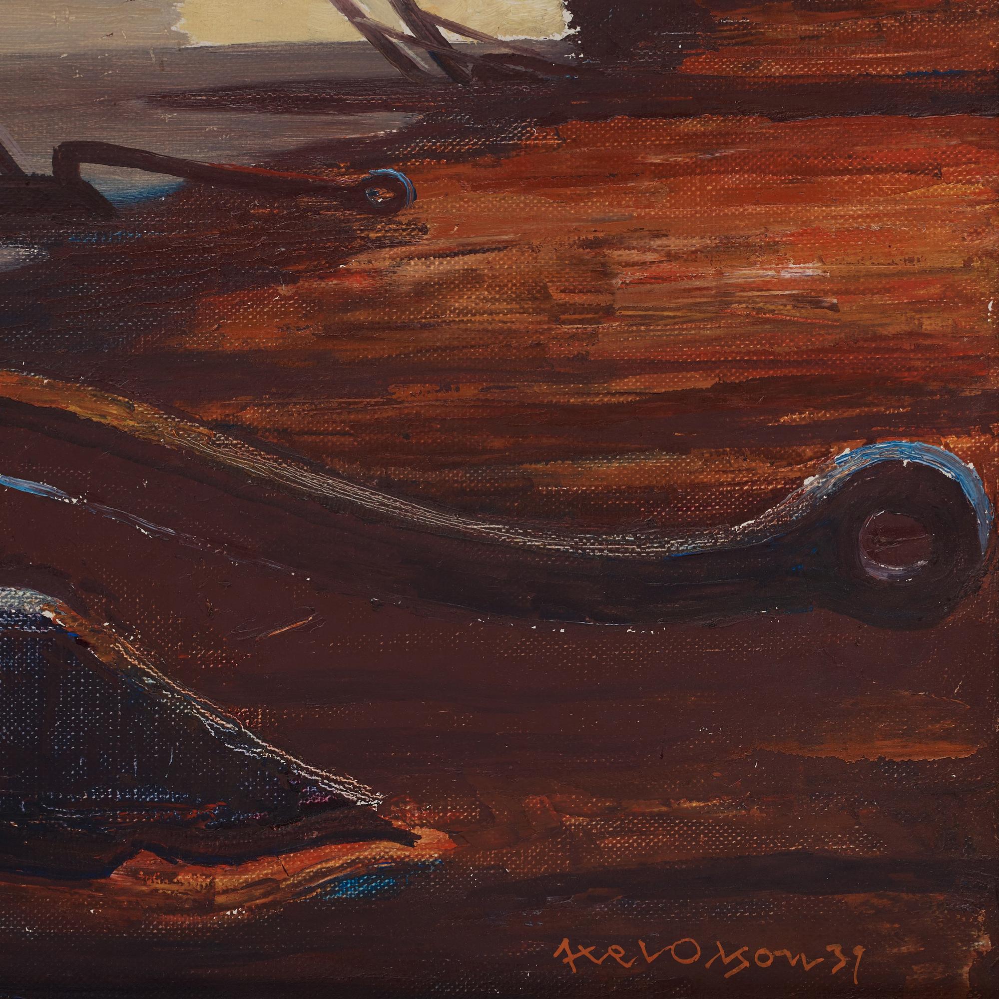 Axel Olson, Surrealistic landscape.