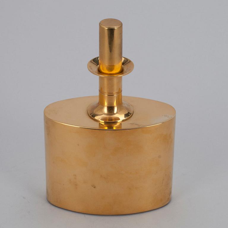 FICKPLUNTA och SUPKOPPAR, 2 st, mässing, Skultuna, Pierre Forssell, 1900-talets senare hälft.