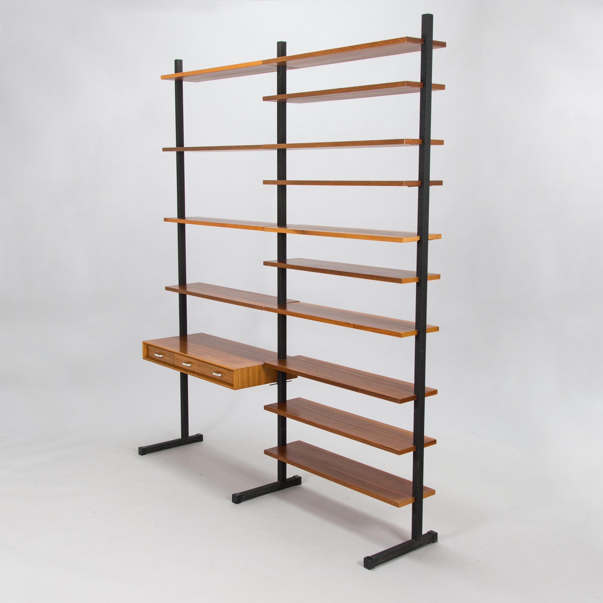 Kirjahylly, moduuli, 1960-luku.