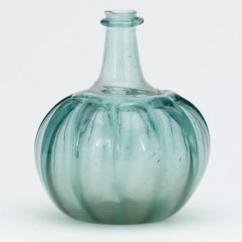 FLASKA, glas, 1700-1800-tal.