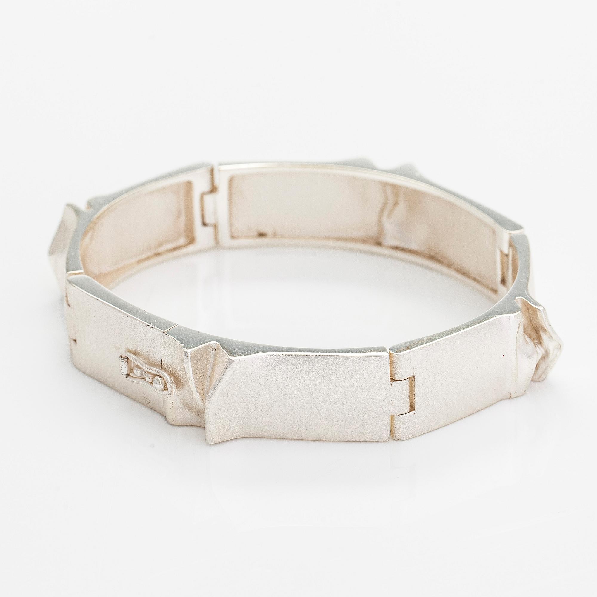 Björn Weckström, armband "Ceres", sterlingsilver, Lapponia 2005.