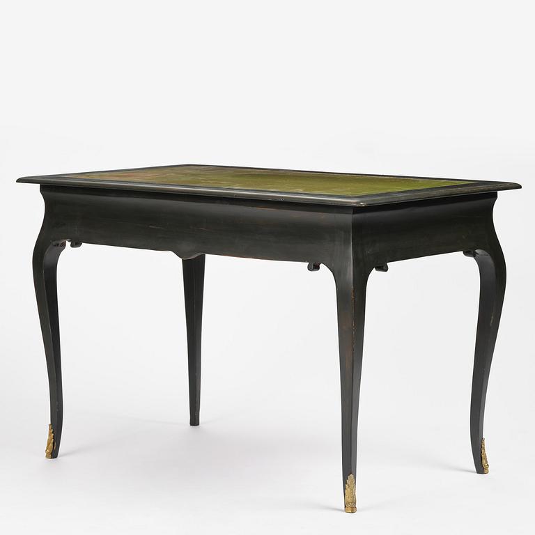 A Swedish rococo writings desk in the manner of C. Linning, Stockholm,l later part 18th century.