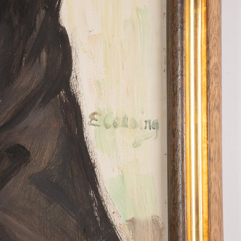 Elsa Backlund Celsing, Mansporträtt i halvfigur.