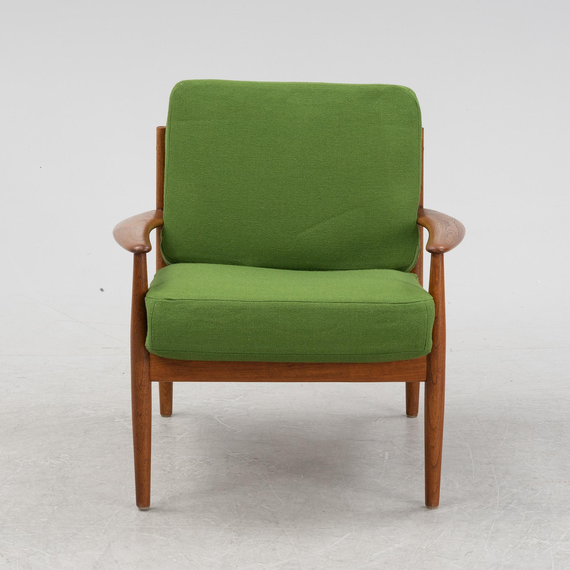 Grete Jalk, fåtölj, modell 118, France & Son, Danmark. .