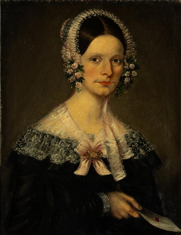 Okänd konstnär, 1800-tal, Herr- och damporträtt.