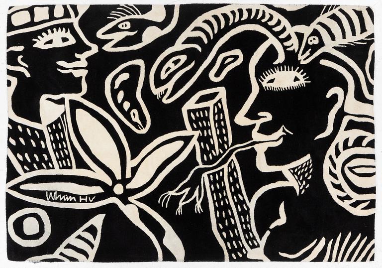 Ulrica Hydman-Vallien, rug, "Esperanto", approx. 224 x 157 cm.